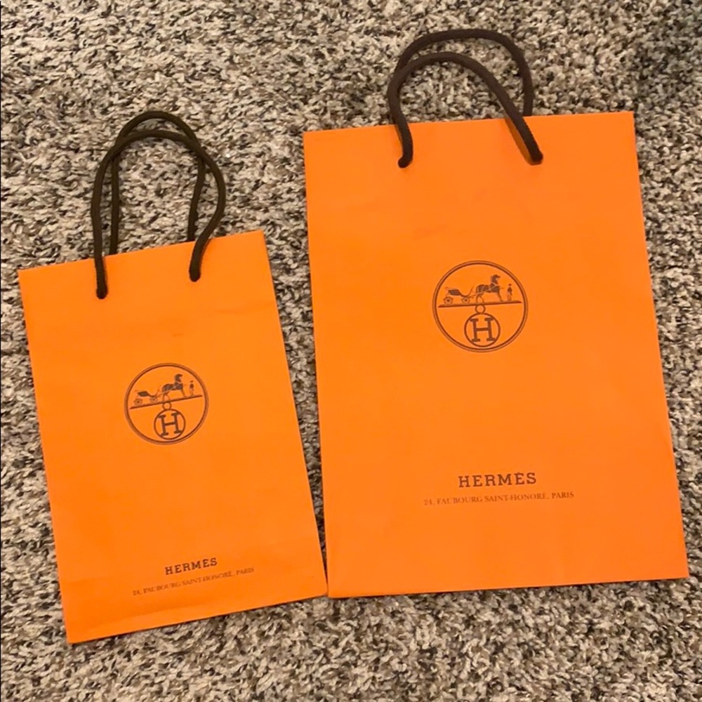 Hermès shopping bags